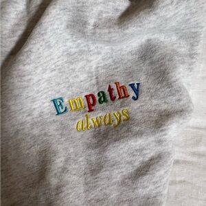 Mayfair empathy always grey sweatpants. NWOT